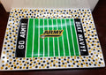 Hand Painted Football Field Serving Platter: Army/Navy, Custom Ceramic