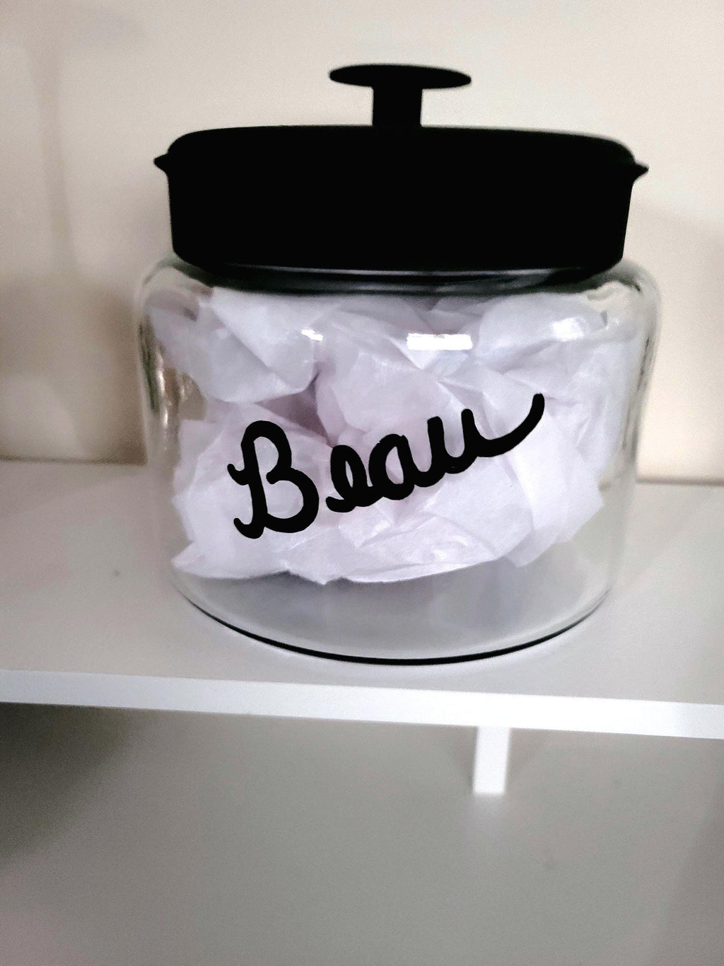 Hand Painted Golden Retriever Treat Jar, Personalized Pet Gift