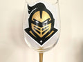 UCF Knights Hand Painted Wine Glass - College Football Gift